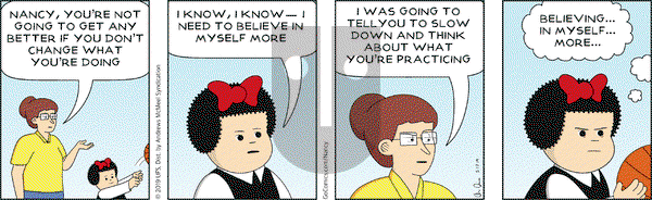 Nancy on Friday May 17, 2019 Comic Strip