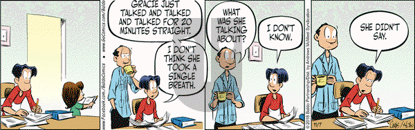 Baldo on Wednesday November 7, 2018 Comic Strip