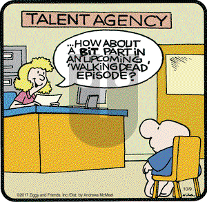 Ziggy on Monday October 9, 2017 Comic Strip
