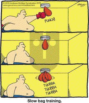 In the Bleachers on Saturday June 29, 2019 Comic Strip