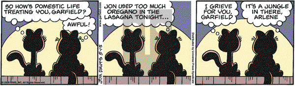 Garfield on Thursday May 15, 2008 Comic Strip