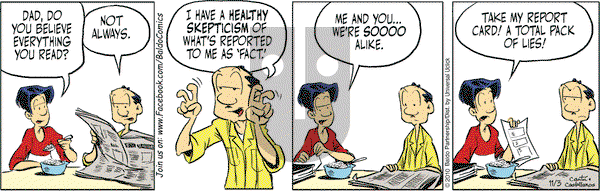 Baldo on Wednesday November 3, 2010 Comic Strip