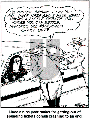 Close to Home on Wednesday January 27, 1999 Comic Strip