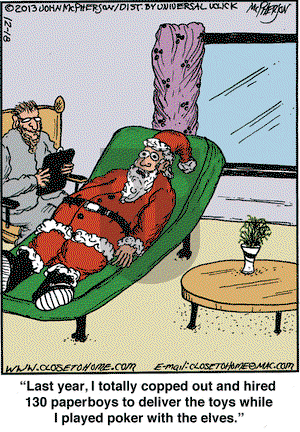 Close to Home on Wednesday December 18, 2013 Comic Strip
