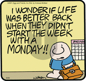 Ziggy on Monday September 20, 2021 Comic Strip