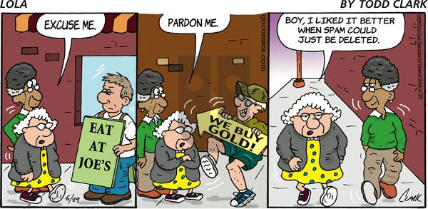 Lola on Sunday June 29, 2014 Comic Strip