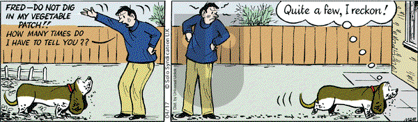 Fred Basset on Friday April 17, 2015 Comic Strip
