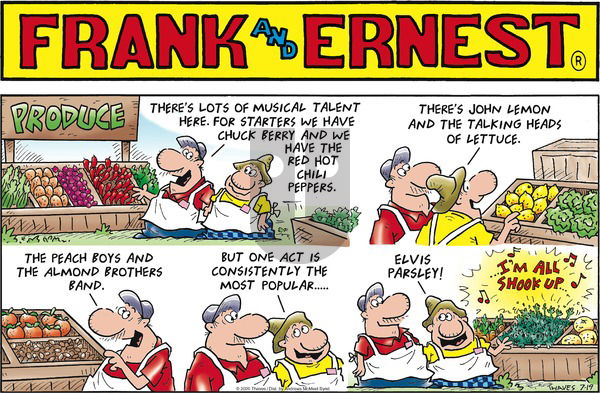 Frank and Ernest on Sunday July 19, 2020 Comic Strip