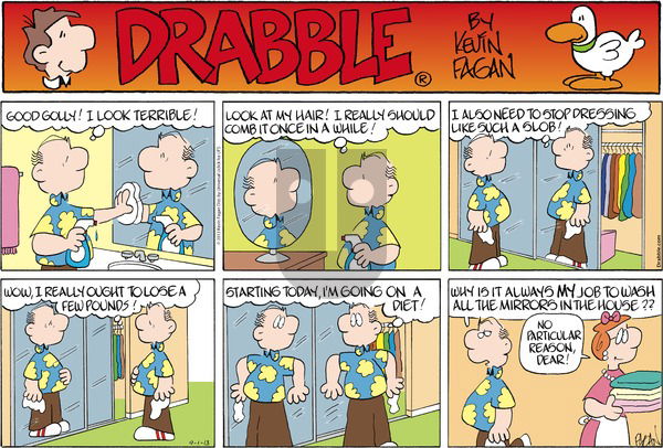 Drabble on Sunday September 1, 2013 Comic Strip