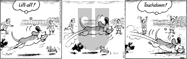 Fred Basset on Saturday March 11, 2006 Comic Strip