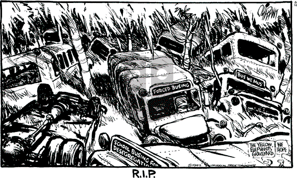 Pat Oliphant - Friday April 3, 1992 Comic Strip