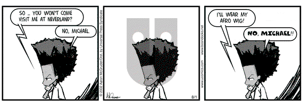 The Boondocks on Thursday August 1, 2002 Comic Strip