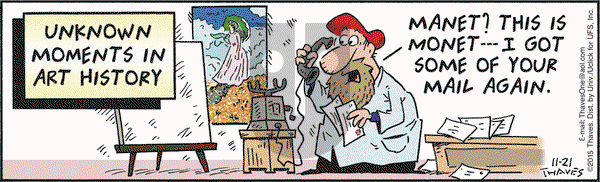 Frank and Ernest on Saturday November 21, 2015 Comic Strip