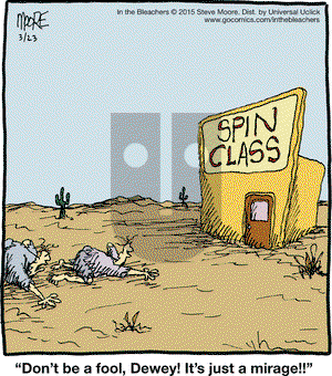 In the Bleachers on Monday March 23, 2015 Comic Strip