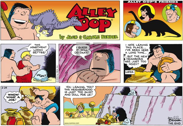 Alley Oop on Sunday February 24, 2002 Comic Strip