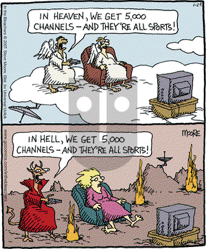 In the Bleachers on Friday January 24, 2014 Comic Strip