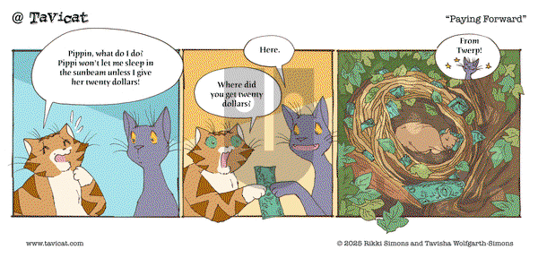@Tavicat on Monday March 31, 2025 Comic Strip