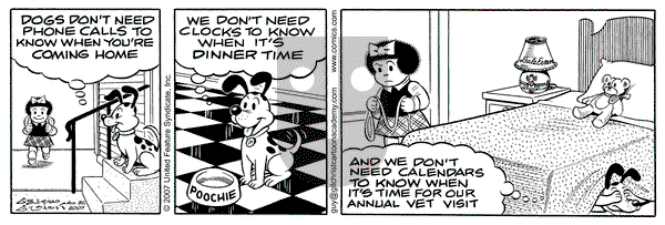Nancy on Friday August 31, 2007 Comic Strip