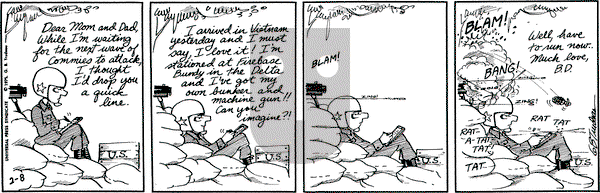 Doonesbury on Tuesday February 8, 1972 Comic Strip