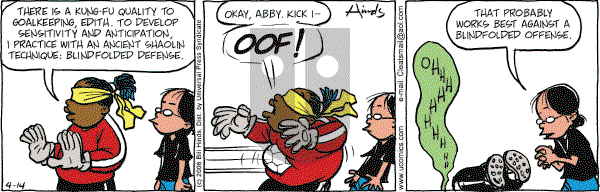 Cleats - Friday April 14, 2006 Comic Strip