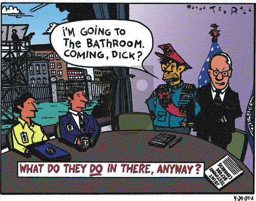 Ted Rall on Thursday April 29, 2004 Comic Strip