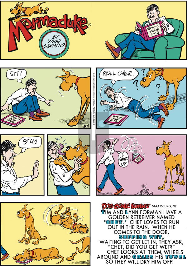 Marmaduke on Sunday August 19, 2018 Comic Strip