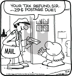 Ziggy on Wednesday May 18, 1994 Comic Strip
