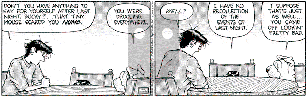 Get Fuzzy on Friday December 17, 1999 Comic Strip