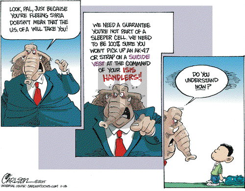 Stuart Carlson on Wednesday November 18, 2015 Comic Strip