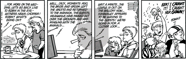 Doonesbury on Saturday July 1, 1989 Comic Strip
