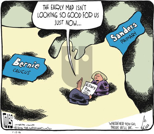 Tom Toles on Sunday January 17, 2016 Comic Strip
