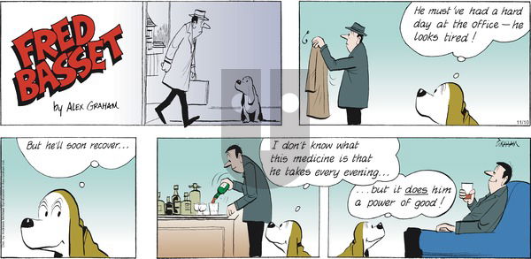 Fred Basset - Sunday November 10, 2024 Comic Strip