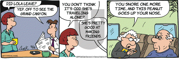 Lola on Friday May 16, 2014 Comic Strip