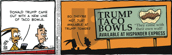 La Cucaracha on Wednesday May 18, 2016 Comic Strip