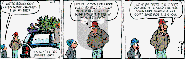 Cleats on Wednesday December 12, 2007 Comic Strip
