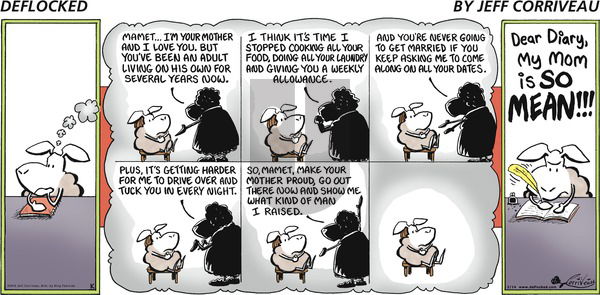 DeFlocked on Sunday February 14, 2016 Comic Strip