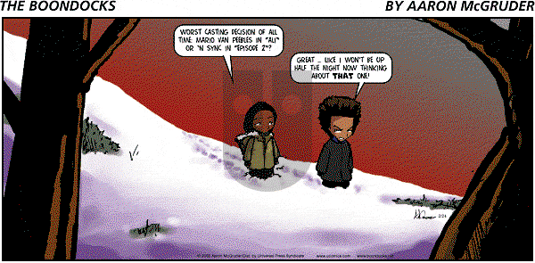 The Boondocks - Sunday February 24, 2002 Comic Strip