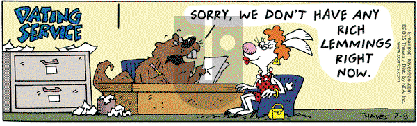 Frank and Ernest on Friday July 8, 2005 Comic Strip