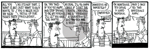 Monty on Friday December 30, 2005 Comic Strip
