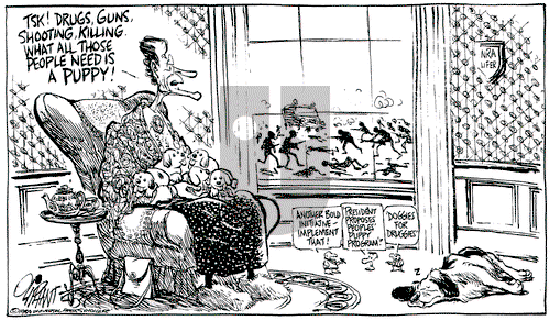 Pat Oliphant on Tuesday March 21, 1989 Comic Strip
