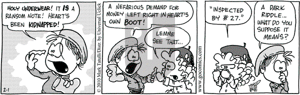 Heart of the City - Monday February 1, 2010 Comic Strip