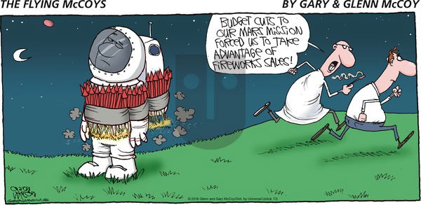 The Flying McCoys on Sunday July 3, 2016 Comic Strip