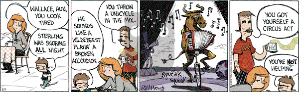 Wallace the Brave on Wednesday August 1, 2018 Comic Strip