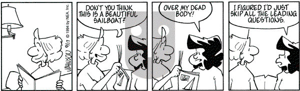 Arlo and Janis on Saturday September 17, 1994 Comic Strip