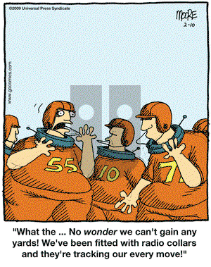In the Bleachers on Tuesday February 10, 2009 Comic Strip