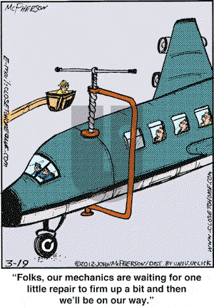 Close to Home on Monday March 19, 2012 Comic Strip