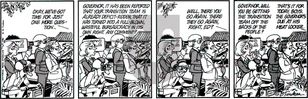 Doonesbury on Wednesday January 7, 1981 Comic Strip