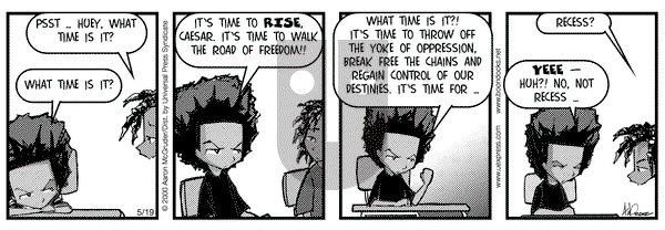 The Boondocks on Friday May 19, 2000 Comic Strip