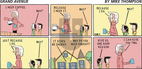 Grand Avenue - Sunday October 13, 2024 Comic Strip