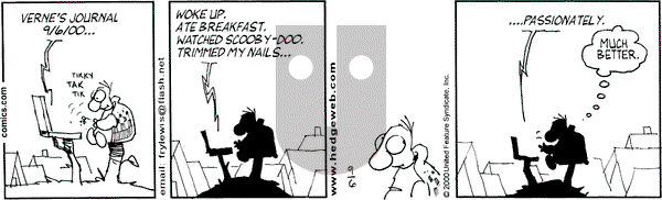 Over the Hedge on Wednesday September 6, 2000 Comic Strip